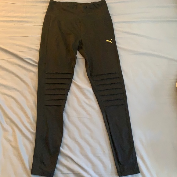 Puma Pants - Puma Black Moto Leggings Size Medium